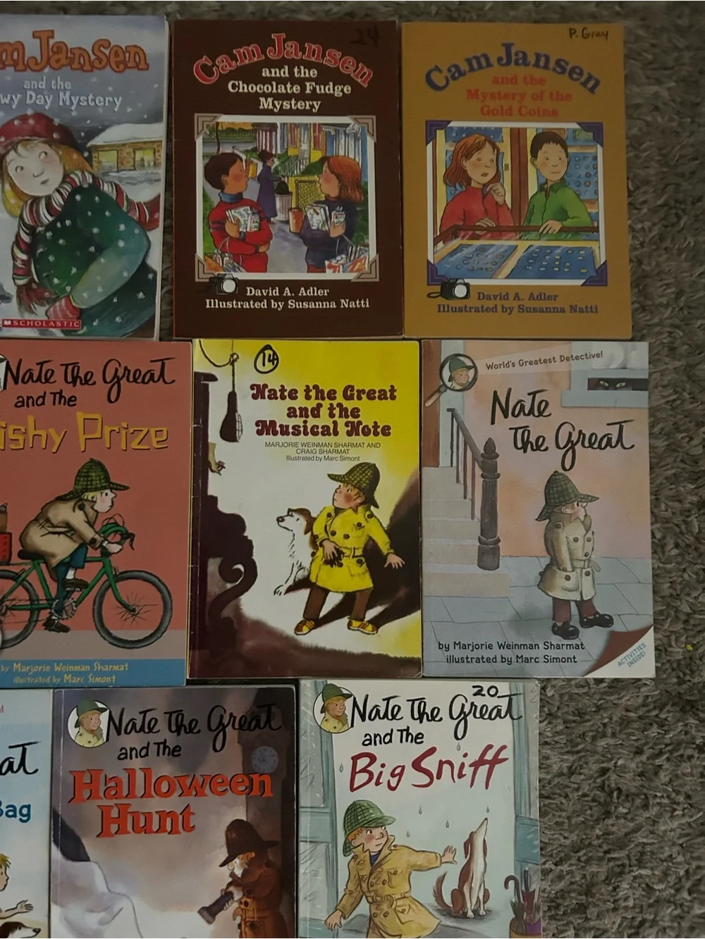 Nate the Great and Can Jansen Mystery Kids Books